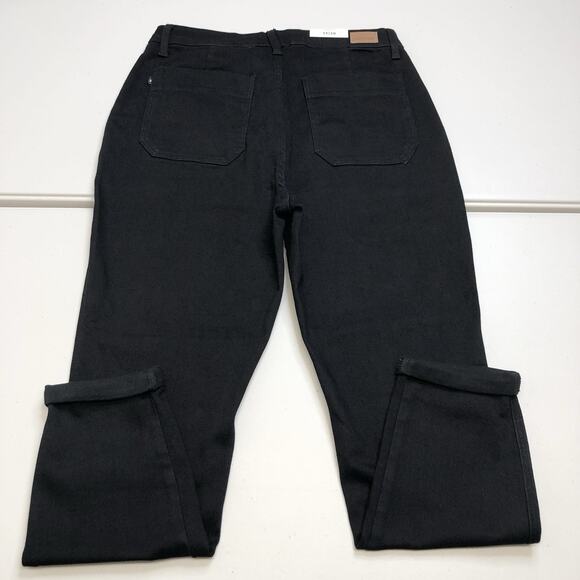 Judy Blue Joggers Jeans Women’s 11/30 High Waist Black Double Roll Cuff 88700 - Picture 11 of 11